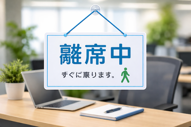 離席のイメージ